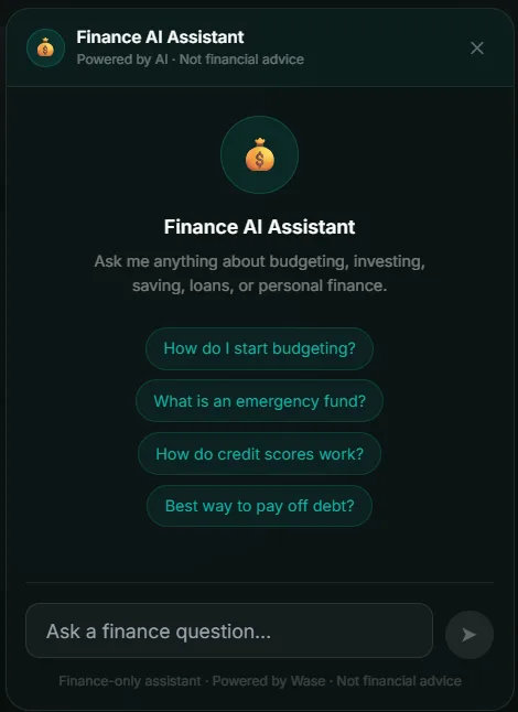 Finance AI Assistant