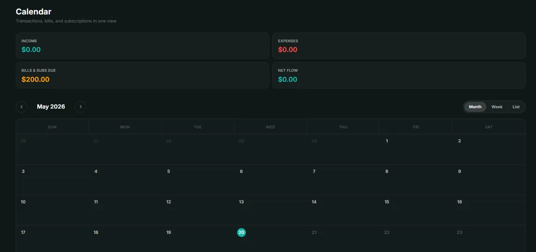 Calendar